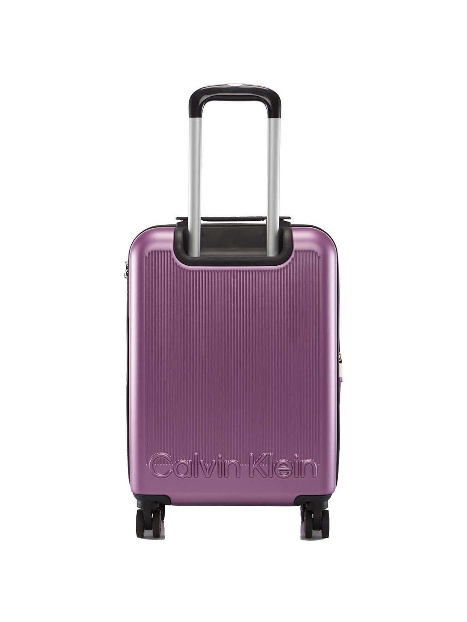 Buy Calvin Klein Purple Small Hard Cabin Trolley 22.86 cm Online