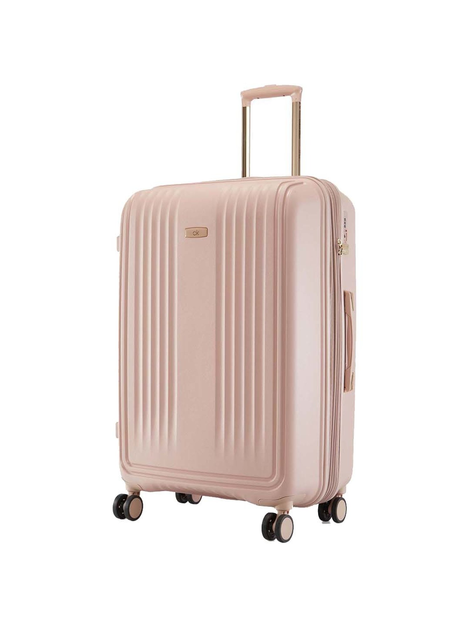 Buy Calvin Klein Pink Large Hard Cabin Trolley - 51.44 cm Online At Best  Price @ Tata CLiQ