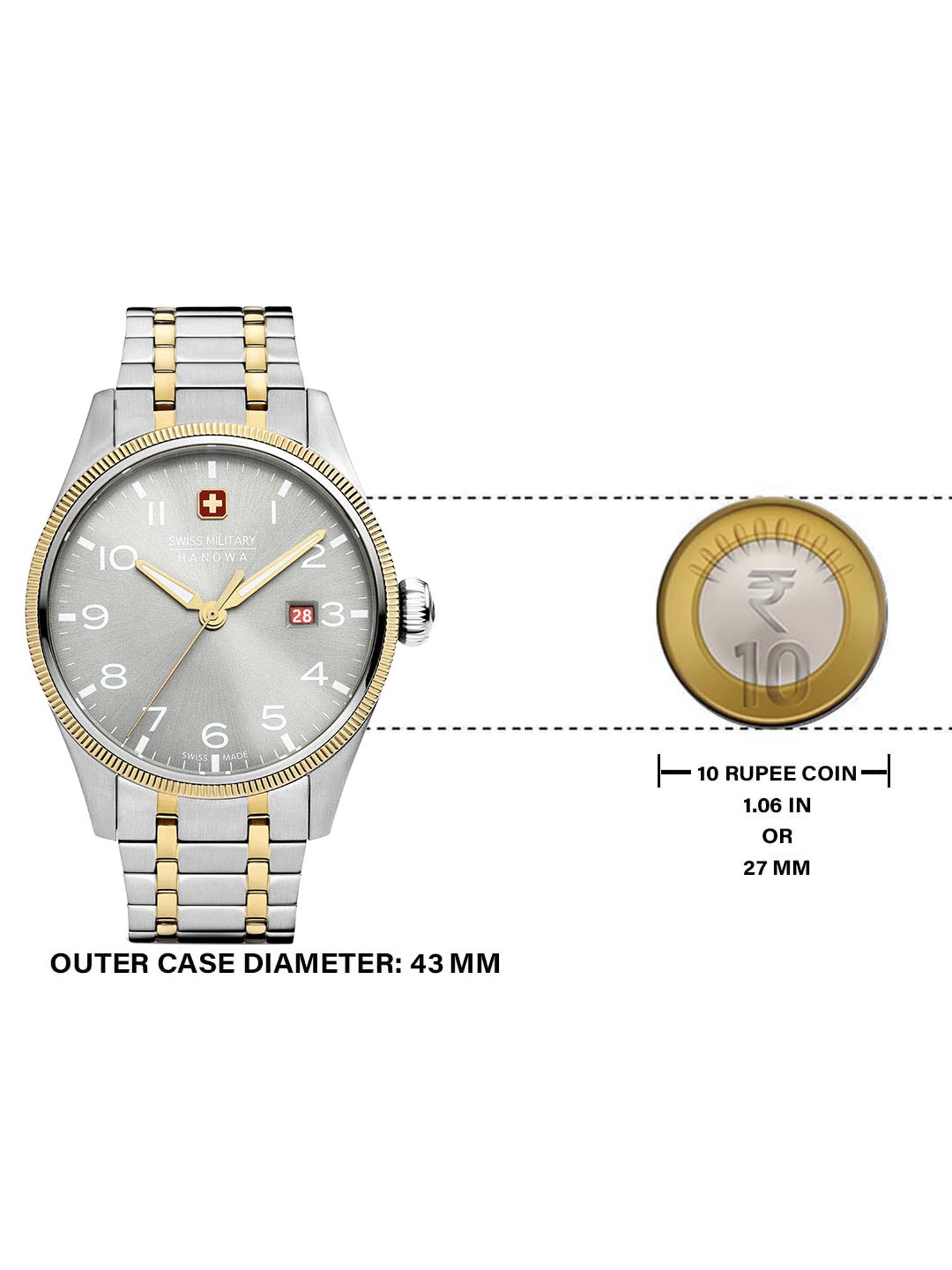 Buy Swiss Military Hanowa SMWGH0000860 Thunderbolt Analog Watch for Men at  Best Price @ Tata CLiQ
