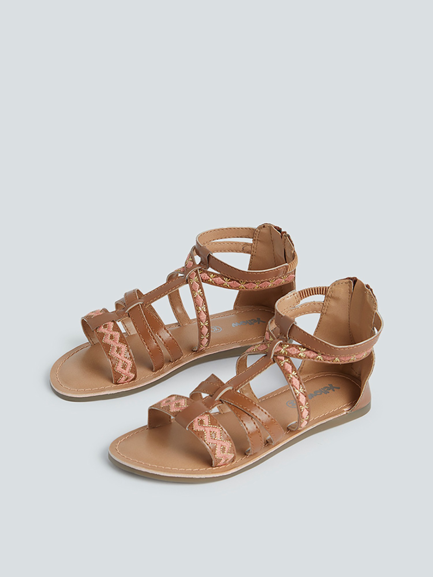 Brown Leather Sandals for Women | ASOS