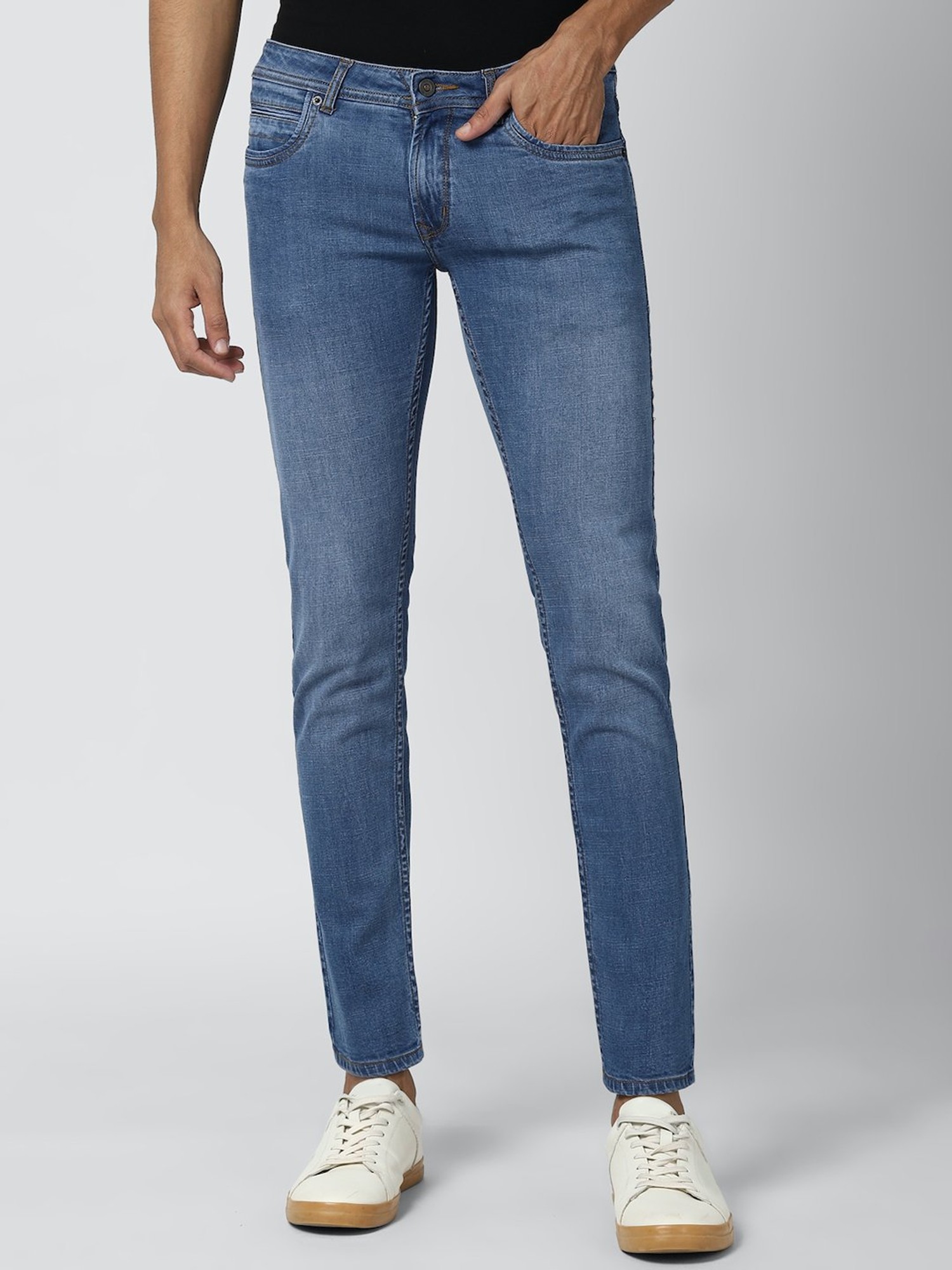 Buy Peter England Jeans Blue Skinny Fit Jeans for Mens Online @ Tata CLiQ