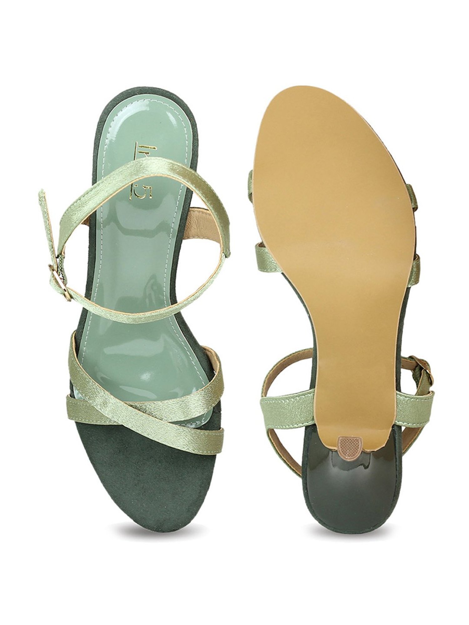 Even&Odd Sandals - green - Zalando.co.uk