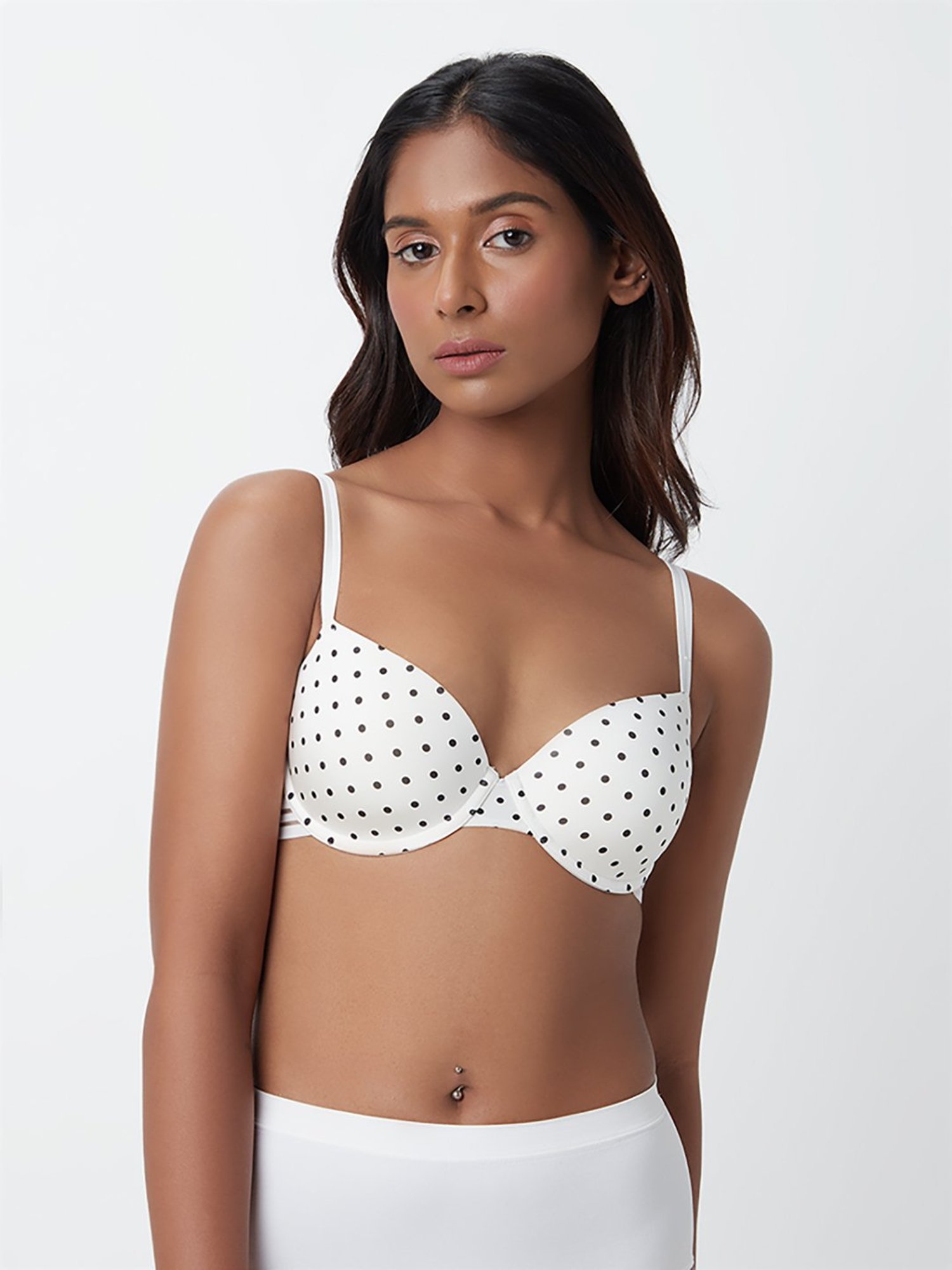 Wunderlove by Westside White Padded Wired Bras Set Of Two