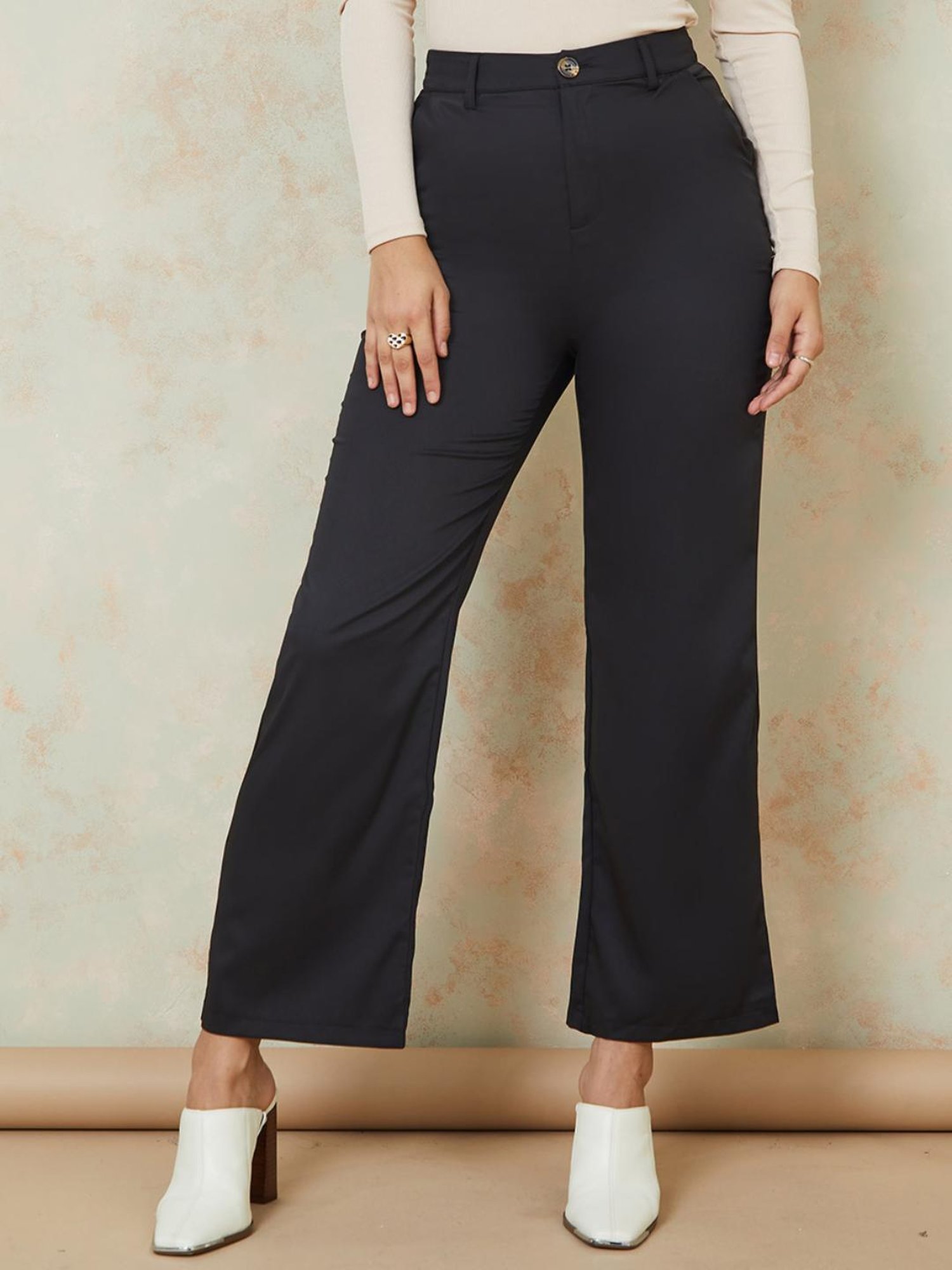 Buy Black Trousers  Pants for Women by Marks  Spencer Online  Ajiocom