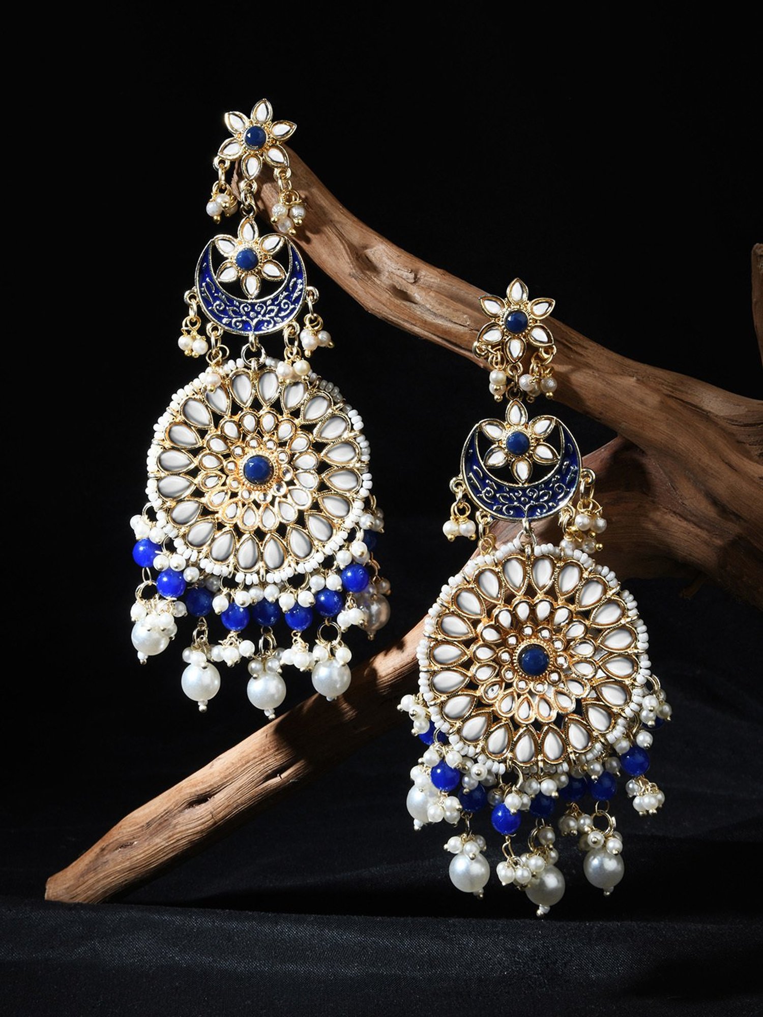 Buy Blue Navy Earrings, Navy Blue Earrings, Dark Blue Crystal Earrings,  Bridal Navy Stud Earrings, Bridesmaids Earrings,midnight Blue Earrings  Online in India - Etsy