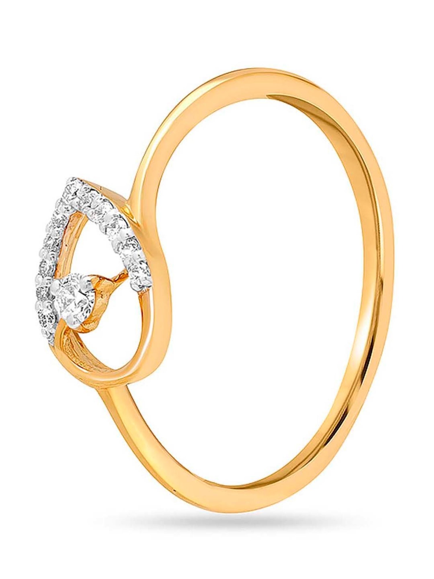 Tanishq 22KT Gold Finger Ring, Size: 17.20mm at Rs 14738/piece in Indore |  ID: 20885553833