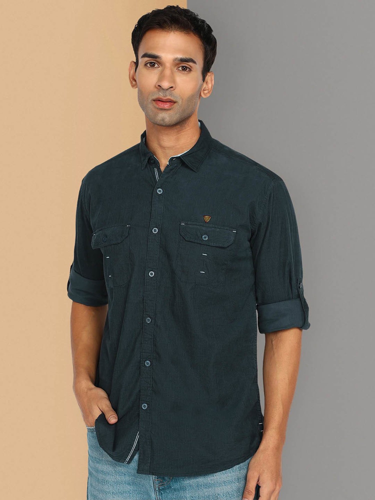 Vetements - Embroidered Distressed Denim Shirt - Men - Black Vetements