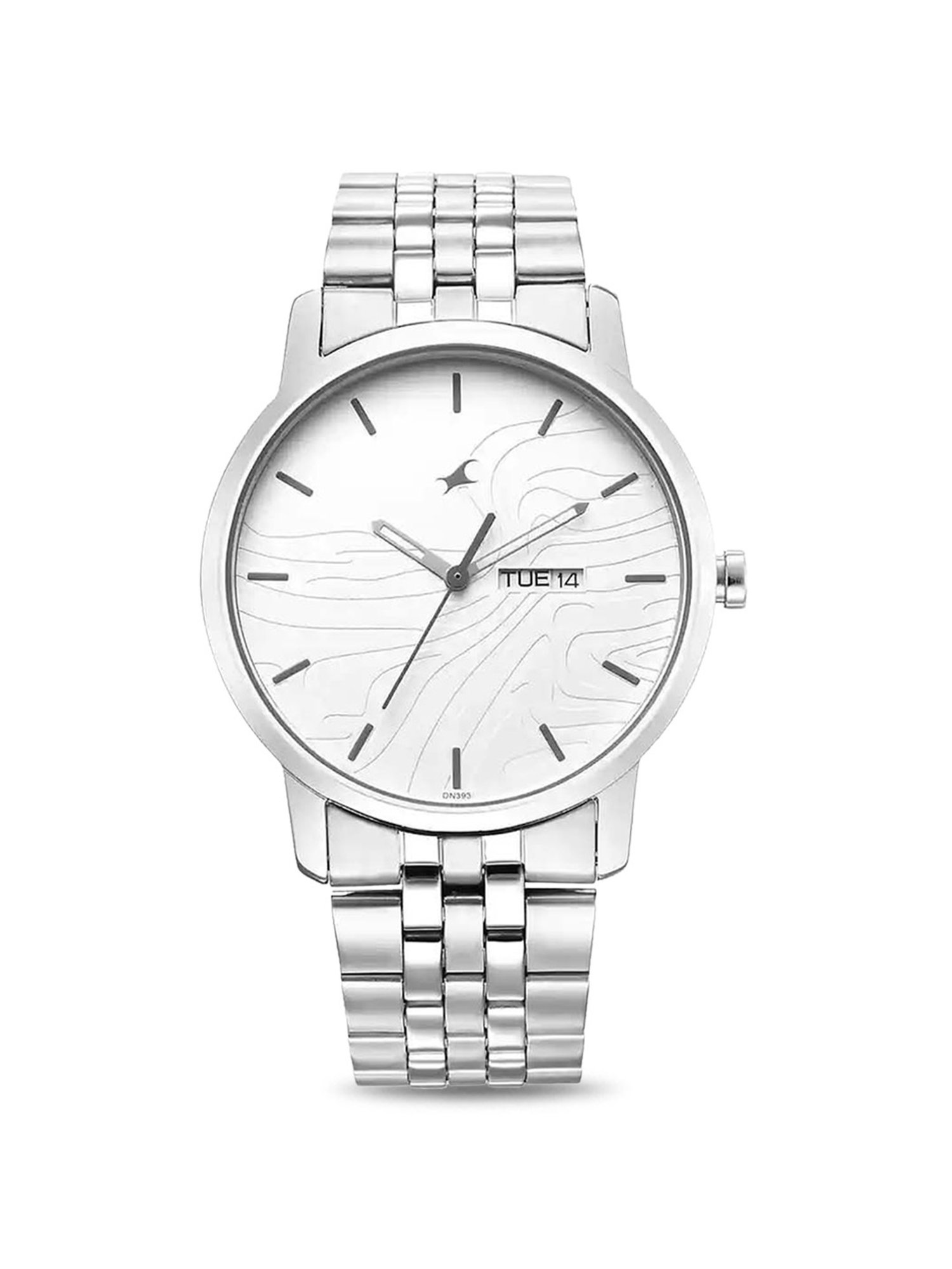 fastrack Mens NN1229SM04 Silver Dial Silver Stainless Steel Strap Watch in  Mumbai at best price by The Time Store - Justdial