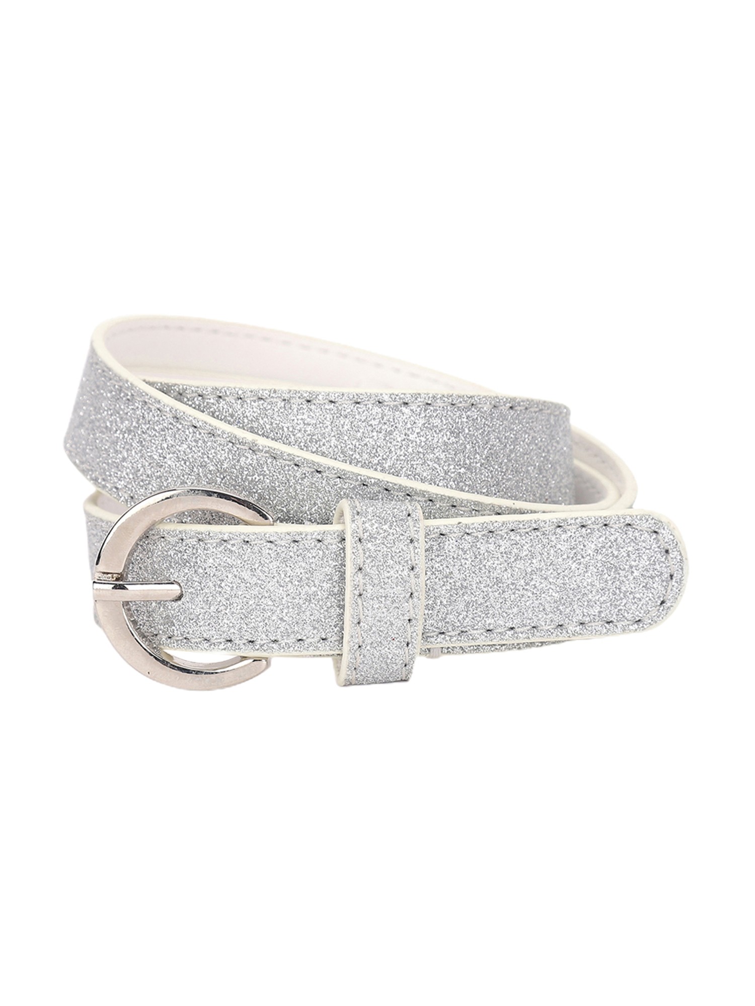 Buy United Colors of Benetton Silver Shimmer Casual Belt for Girls at Best  Price Tata CLiQ