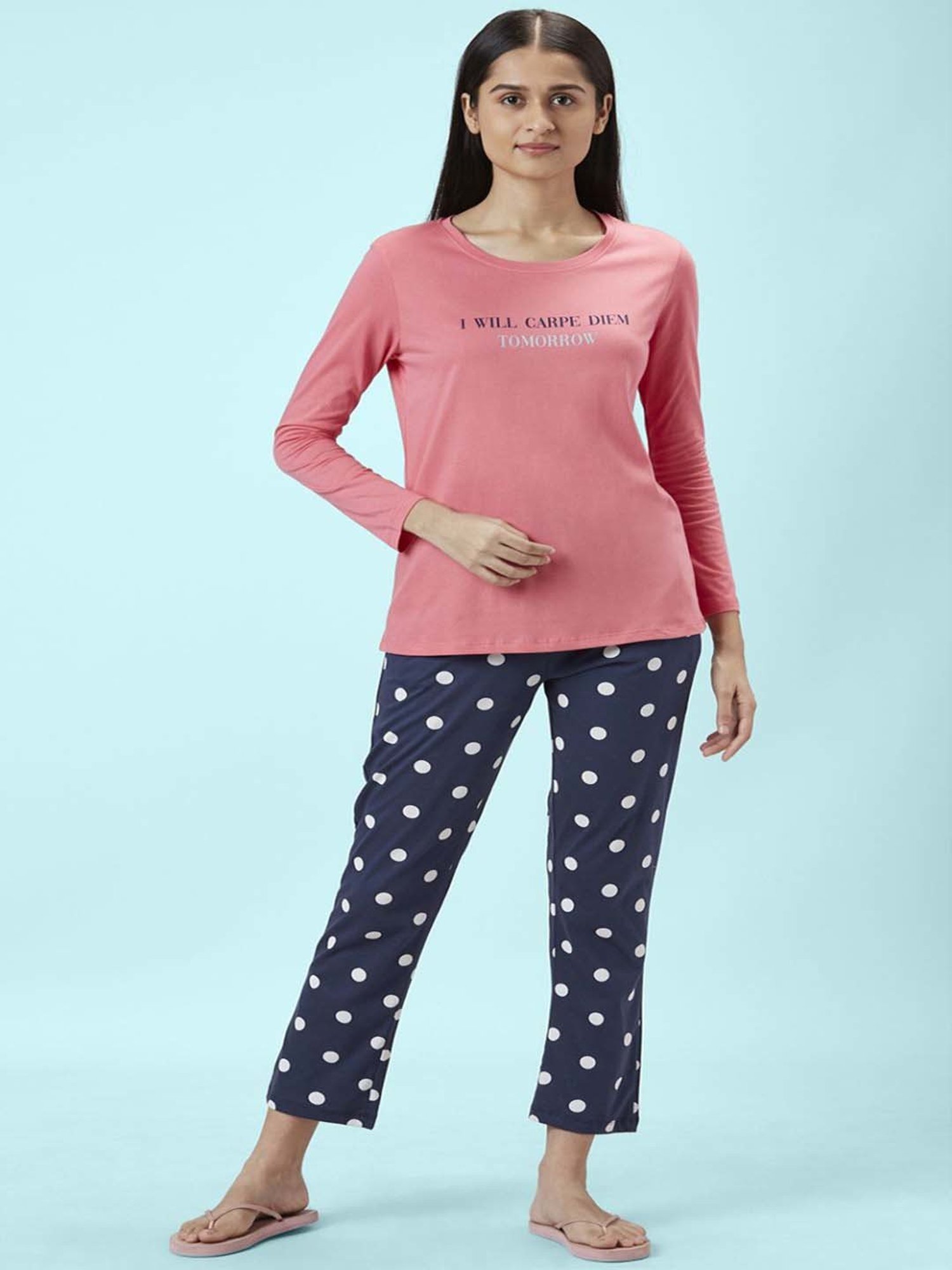 Dreamz by Pantaloons Pink Cotton Printed T-Shirt
