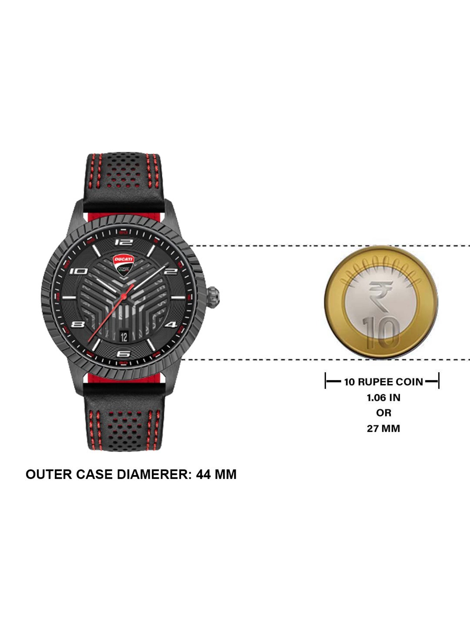 Amazon.com: Ducati Corse Motore Chronograph Collection Timepiece (Model:  DTWGC2019001) : Clothing, Shoes & Jewelry