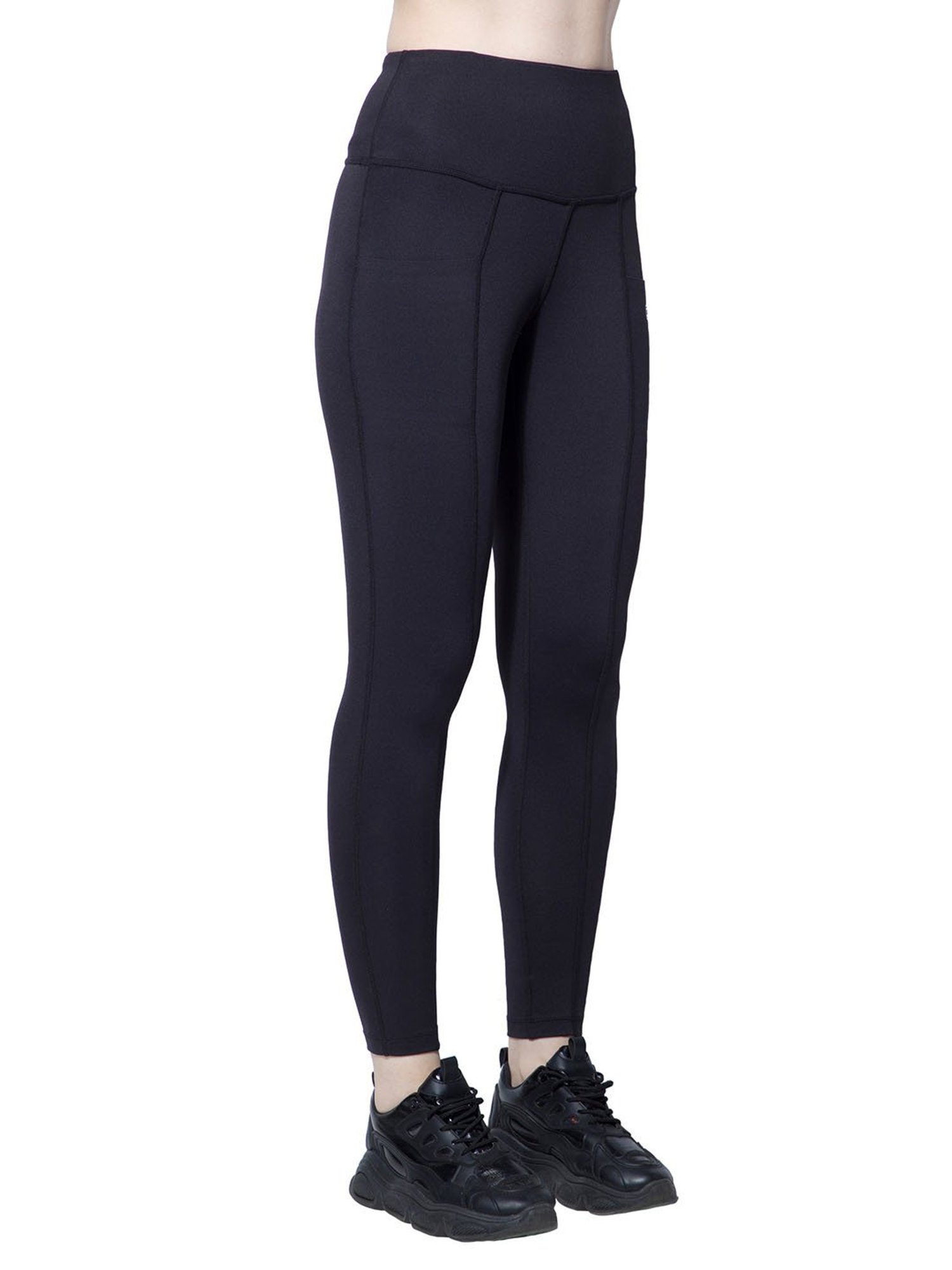SILVERTRAQ Brown Relaxed Fit Leggings