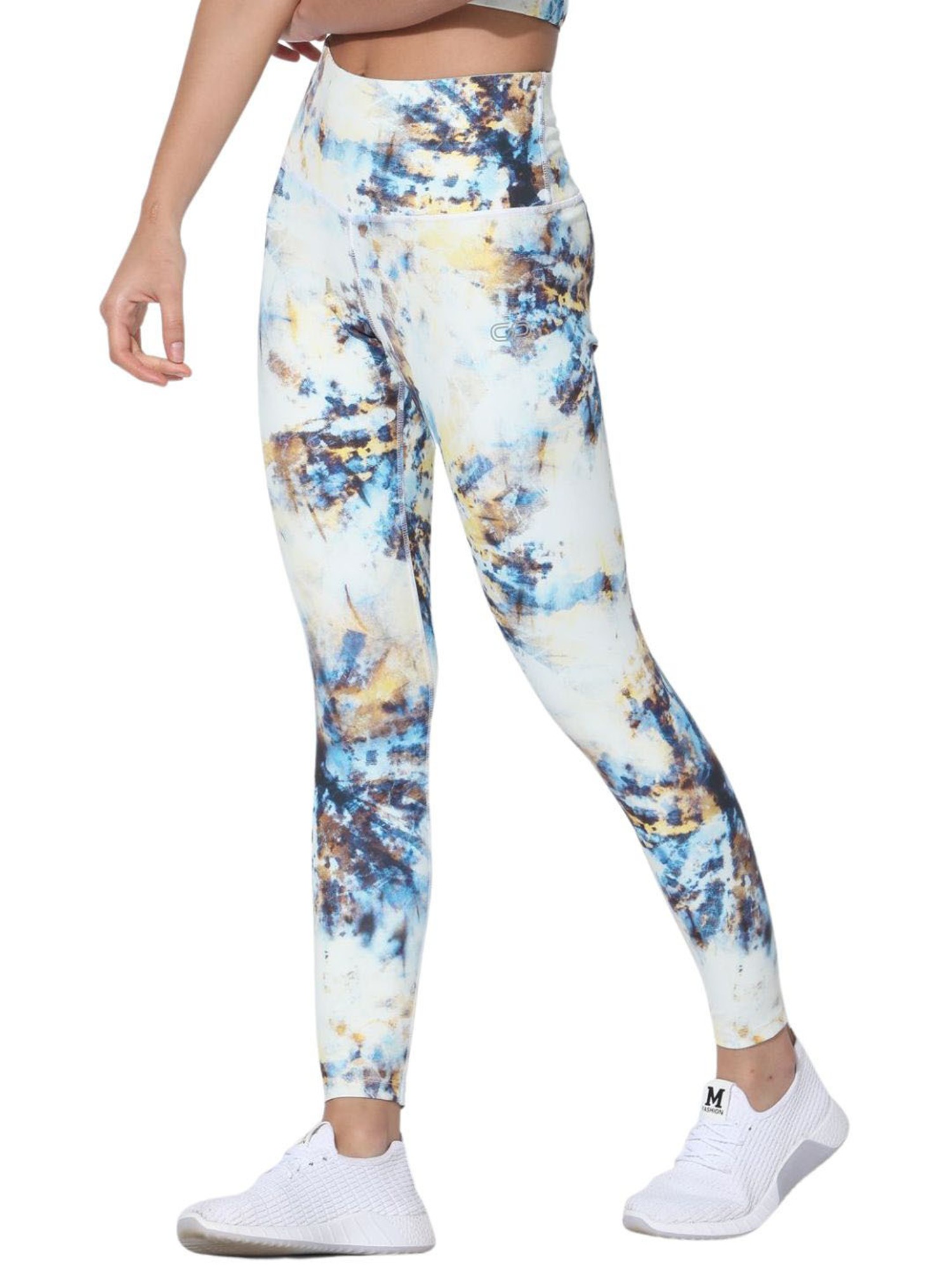 SILVERTRAQ Yellow Relaxed Fit Leggings