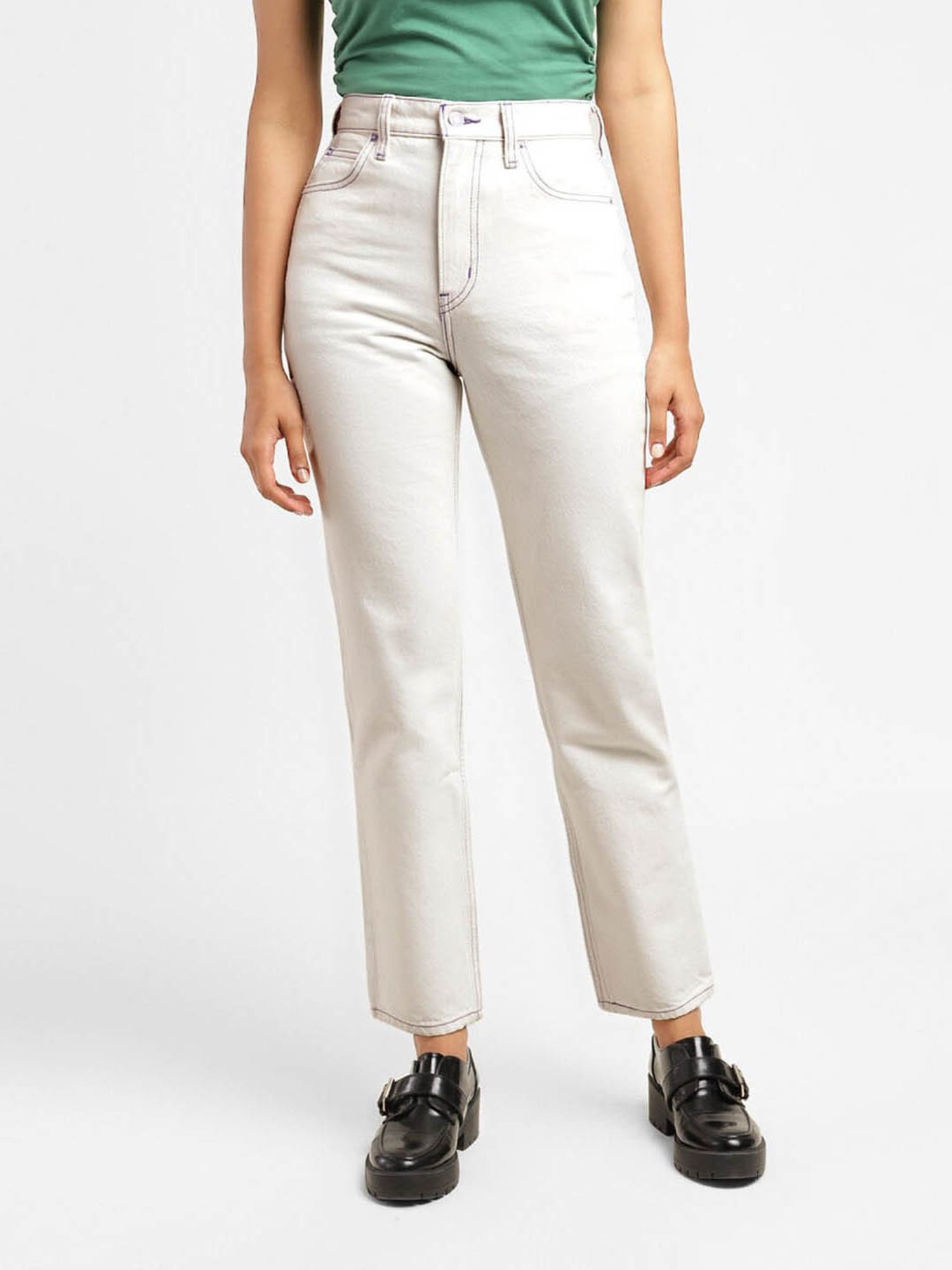 ZARA Split Hem Straight Leg White Jean Blogger favorite | White jeans, Straight  jeans, Zara