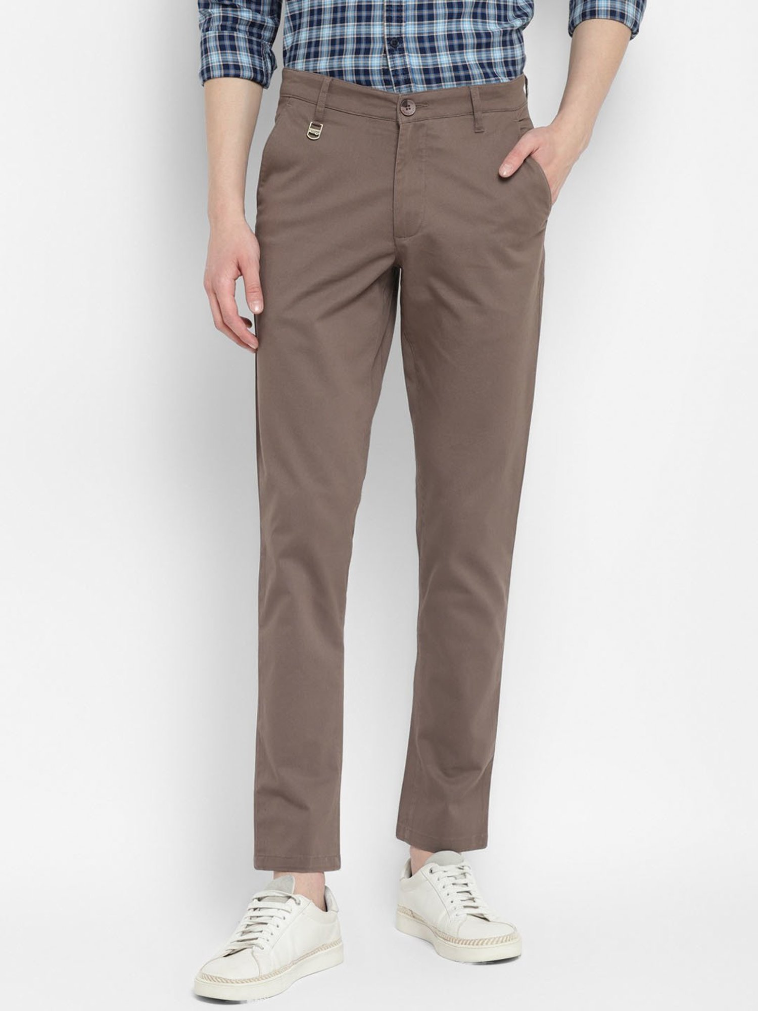 BOSS - Slim-fit trousers in performance-stretch fabric