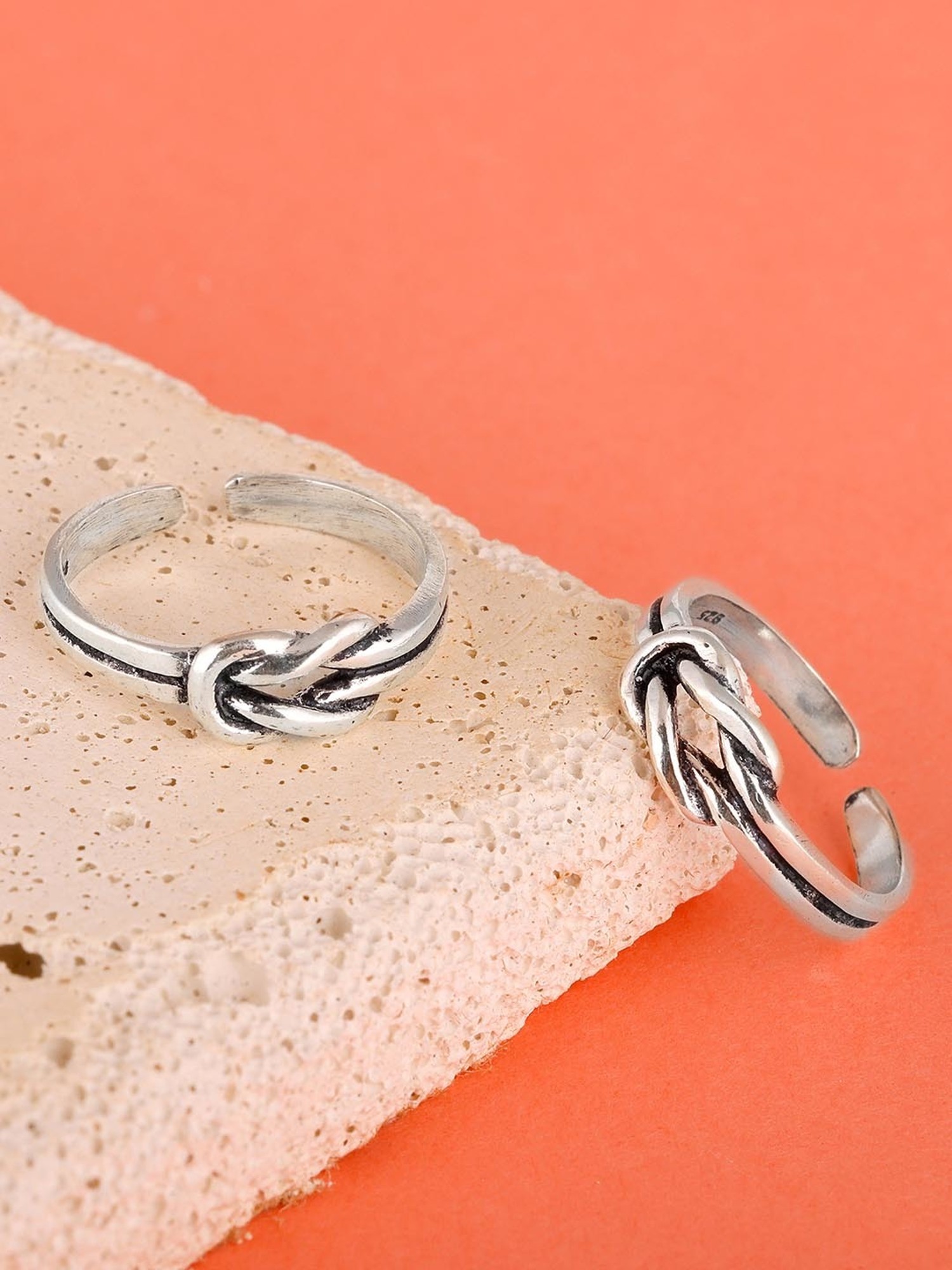 Oxidized Thin Waves Toe Ring - Wholesale Silver Jewelry - Silver Stars  Collection