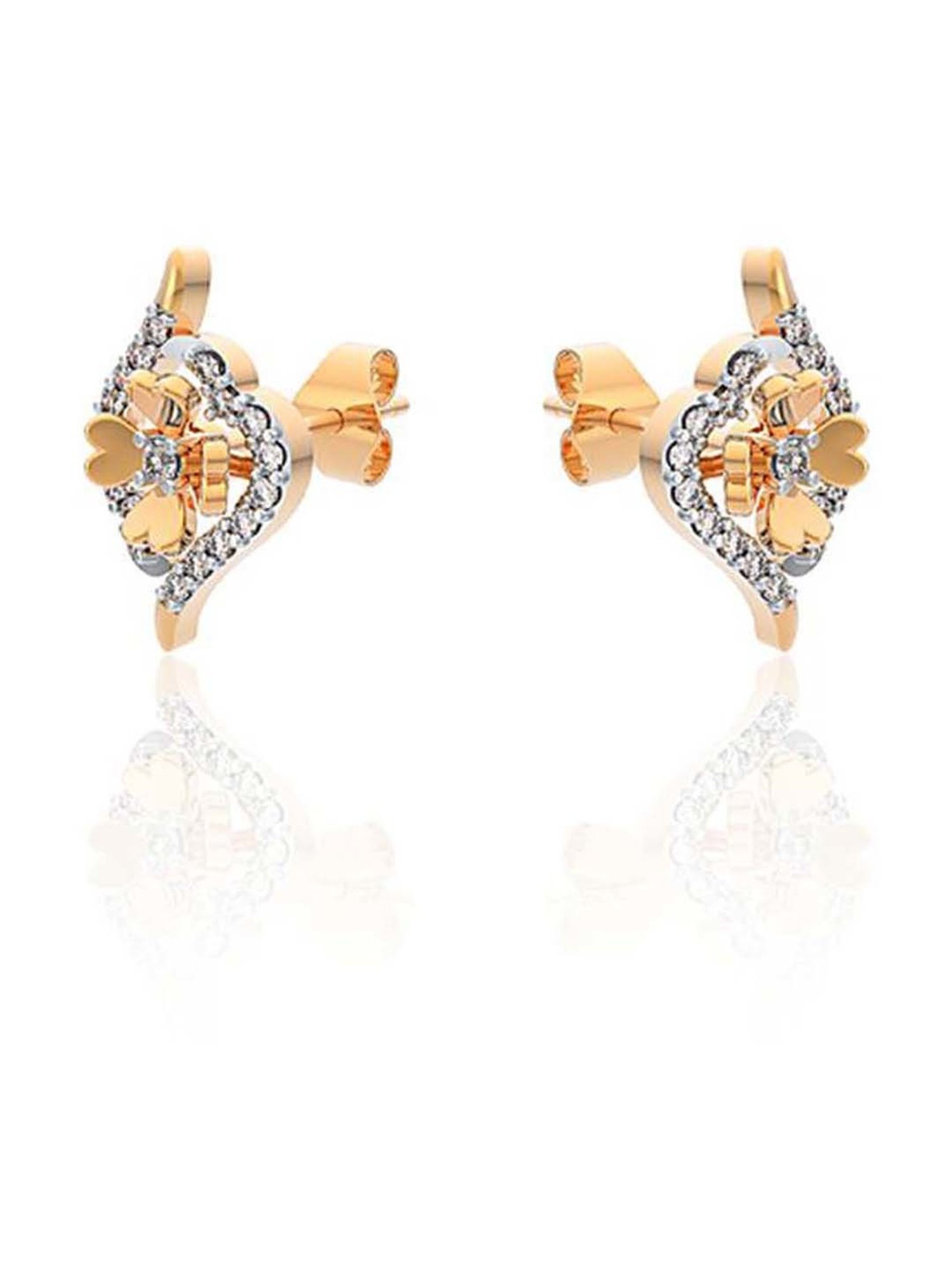 Buy PNG Jewellers 14k Drop Tassel Diamond Earrings Online At Best Price   Tata CLiQ