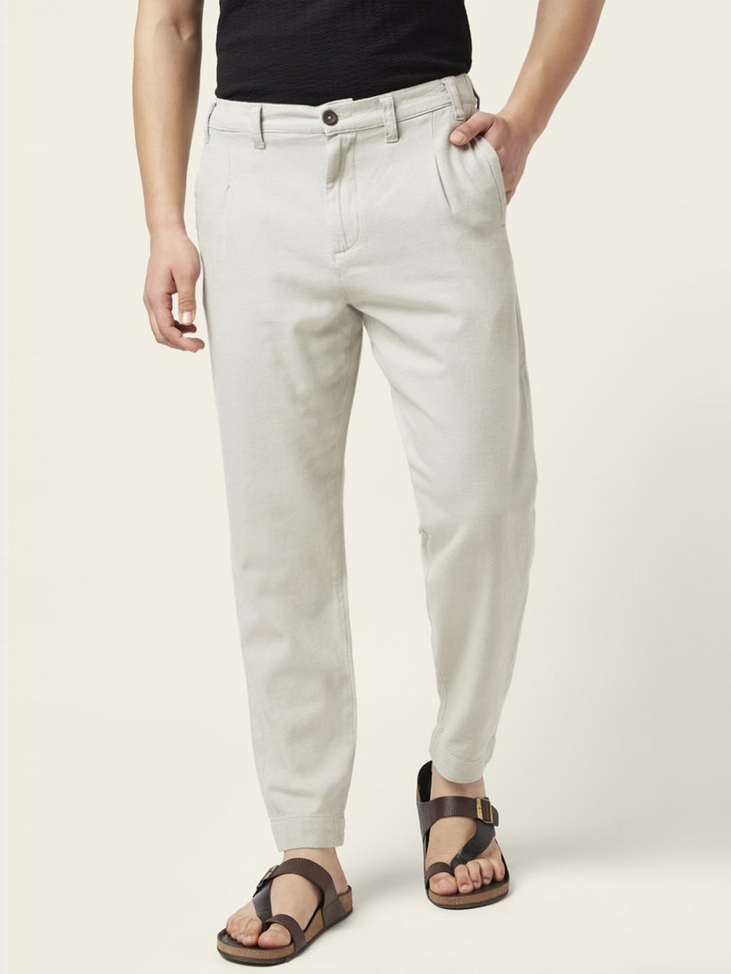 Buy Pantaloons Formal Trousers online  Men  39 products  FASHIOLAin
