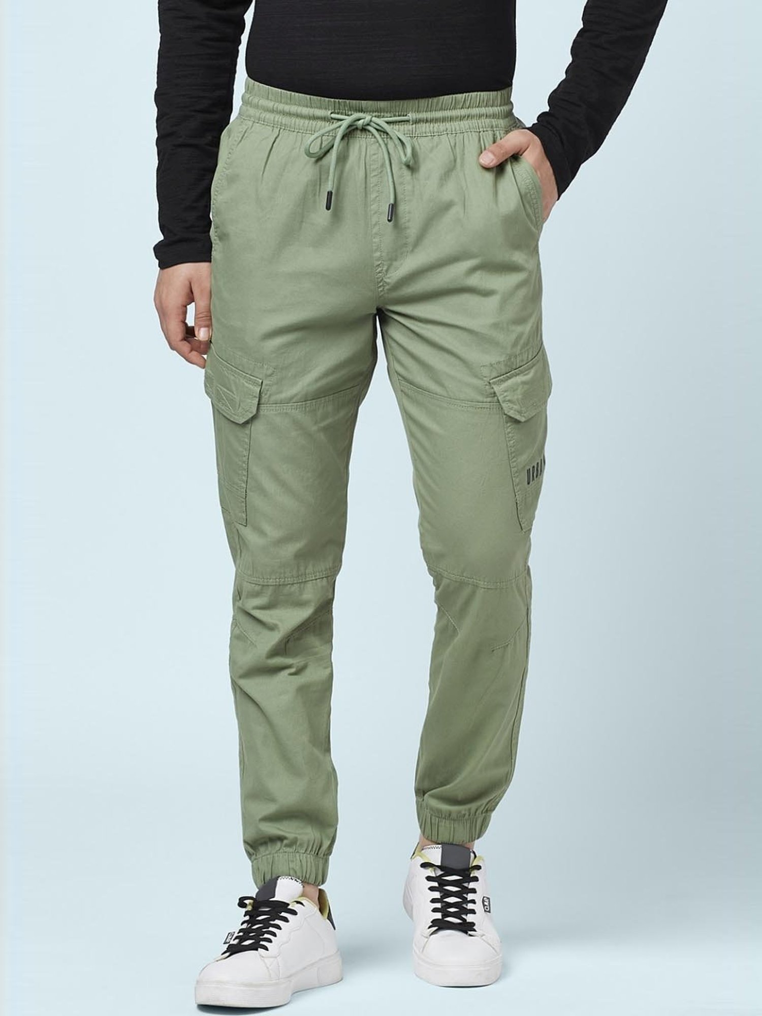 Buy Urban Ranger by Pantaloons Men's Slim Fit Casual Trousers  (110040936_Grey_34) at Amazon.in