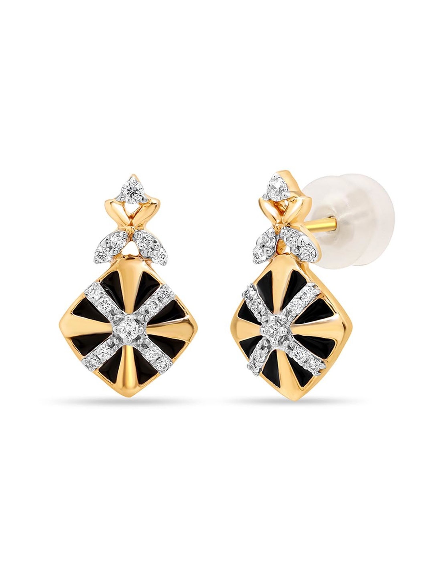 Buy TANISHQ 18KT Gold and Diamond Stud Earrings Online - Best Price TANISHQ  18KT Gold and Diamond Stud Earrings - Justdial Shop Online.
