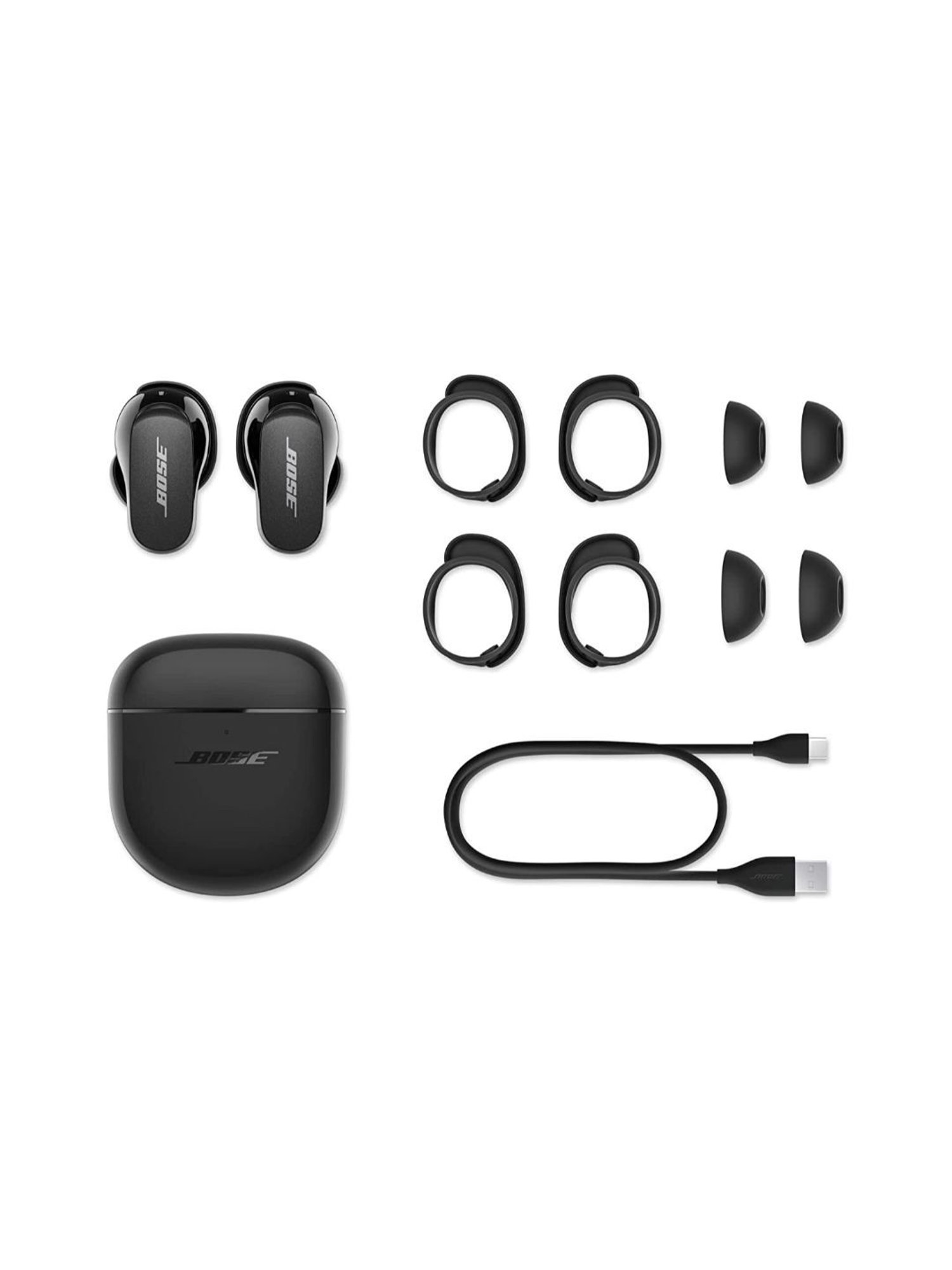 Buy Bose New QuietComfort Earbuds II, Bluetooth Wireless (Black