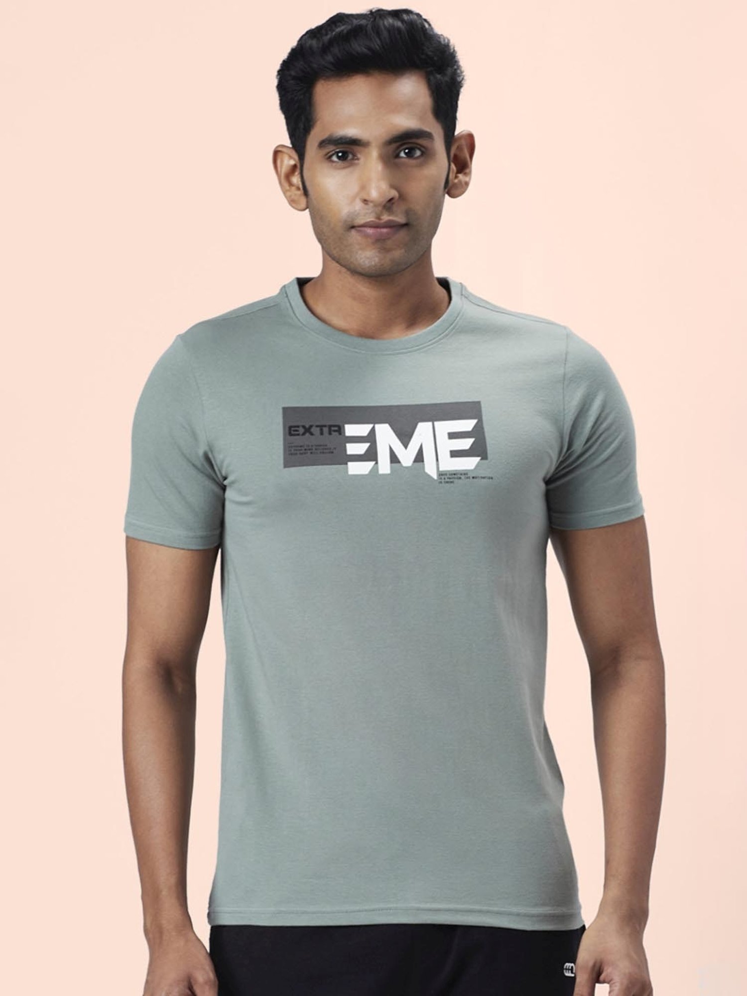 Ajile by Pantaloons Pine Cotton Slim Fit Printed T-Shirt