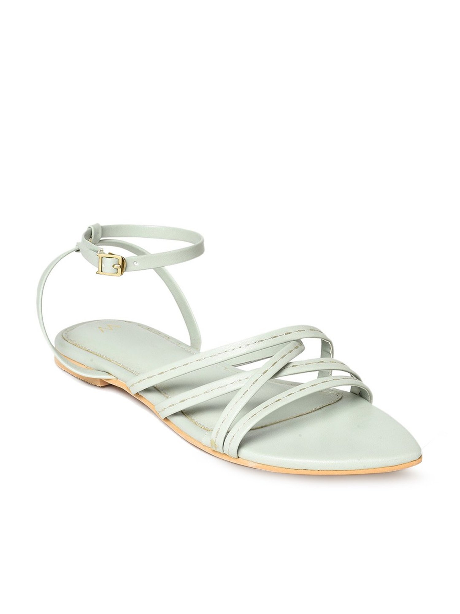 Strappy discount silver sandals