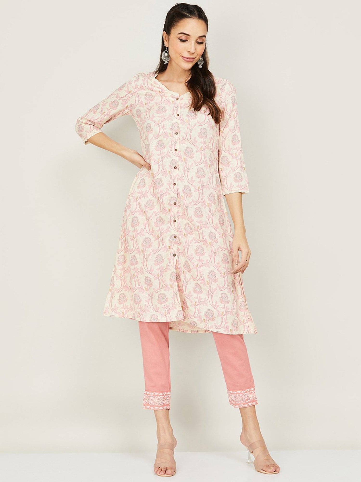 Buy VASTRAMAY Grey Melange Self Design Cotton Boys Kurta  Shoppers Stop