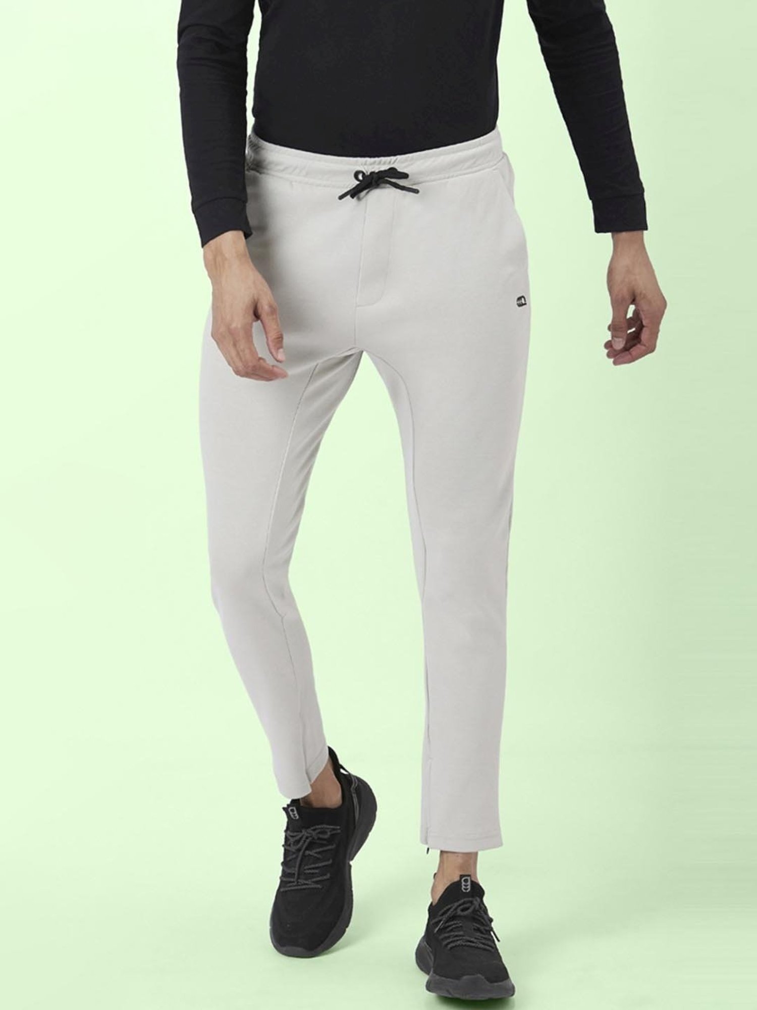 Ajile By Pantaloons Grey Slim Fit Trackpants