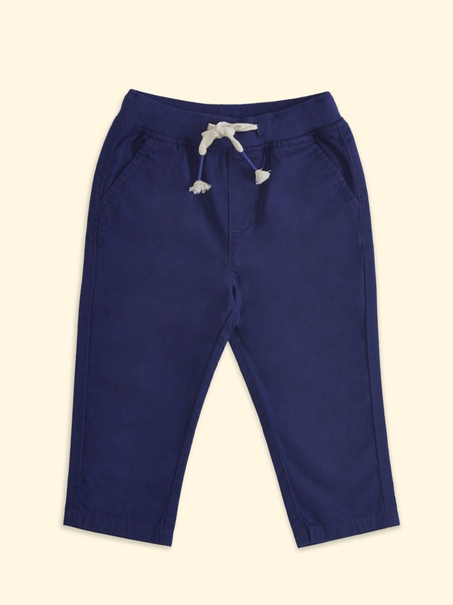 Buy TINY GIRL Navy Polyester Regular Fit Girls Trousers  Shoppers Stop