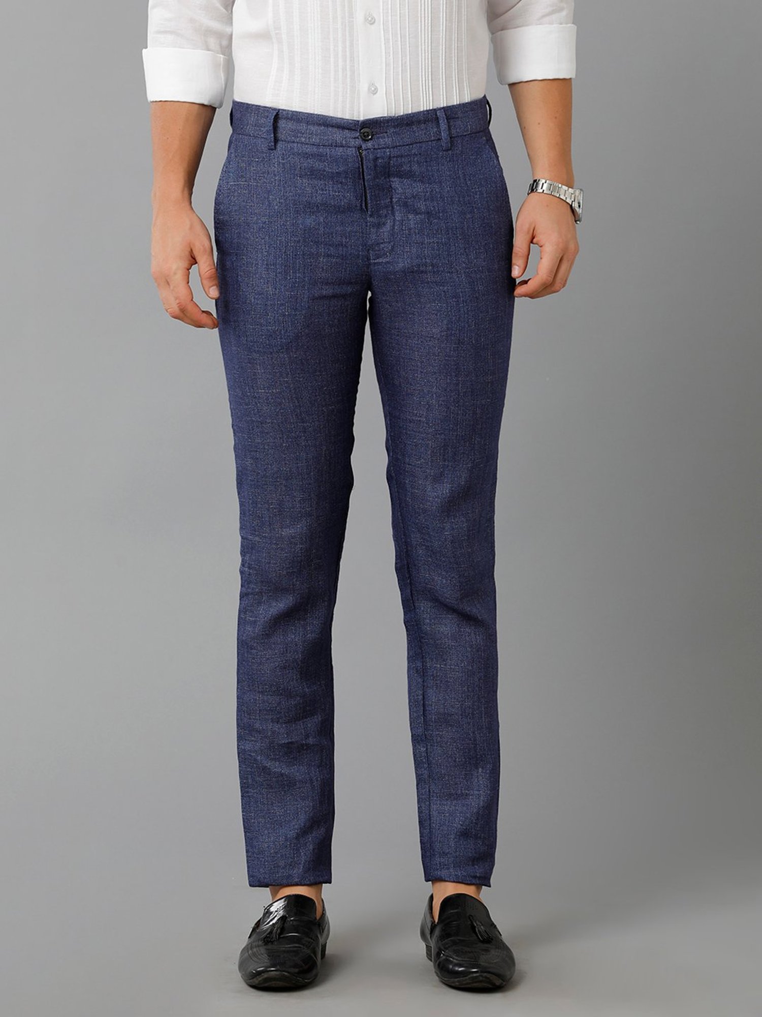 Ted Baker Lance Slim Fit Wool Linen Trousers | Bloomingdale's