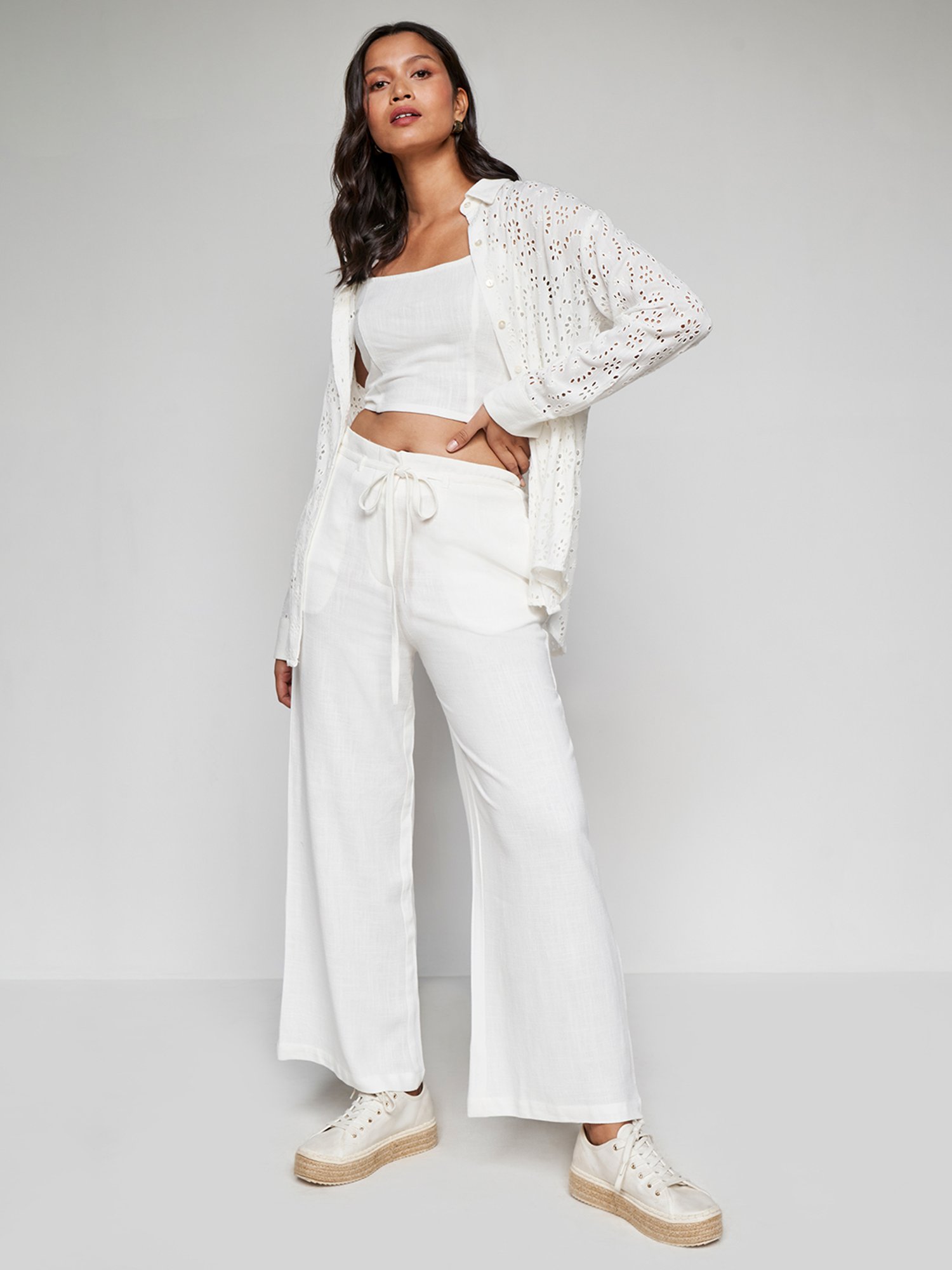 Buy Soup By Sougat Paul Crop Top and Flap Pants with Jacket for Women  Online @ Tata CLiQ Luxury