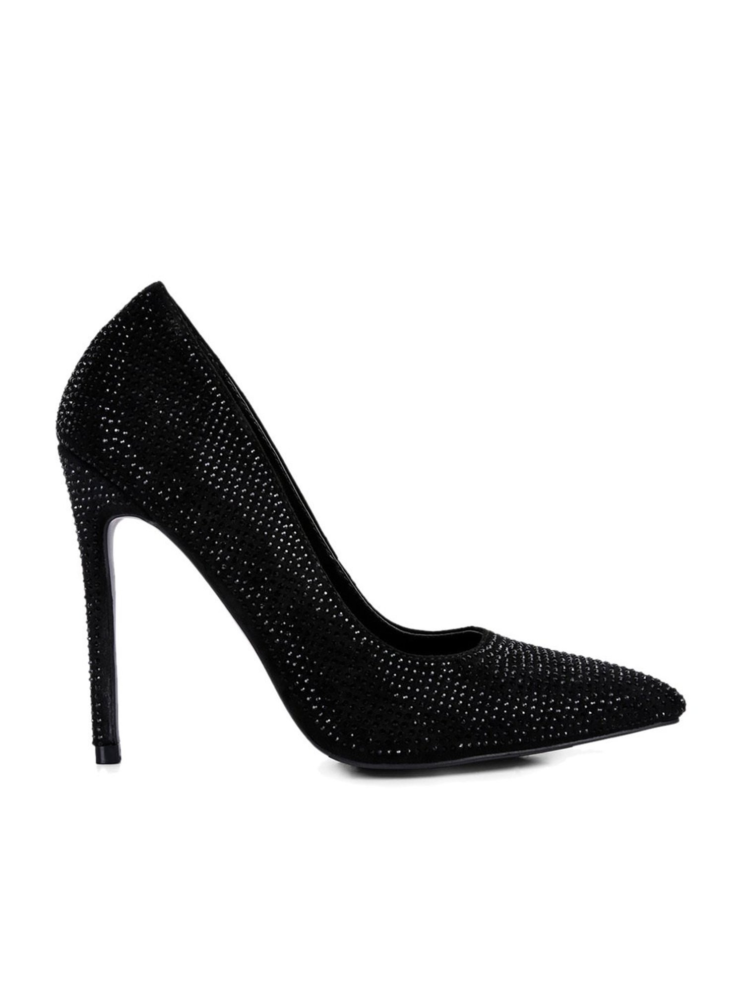 Amazon.com | RUBRICA Glitter Heels for Women Chunky Heel Closed Toe 4 inch  Stiletto Pumps Thick Heel Big Size 4.5-13 (Black, us_Footwear_Size_System,  Adult, Women, Numeric, Medium, Numeric_4_Point_5) | Shoes