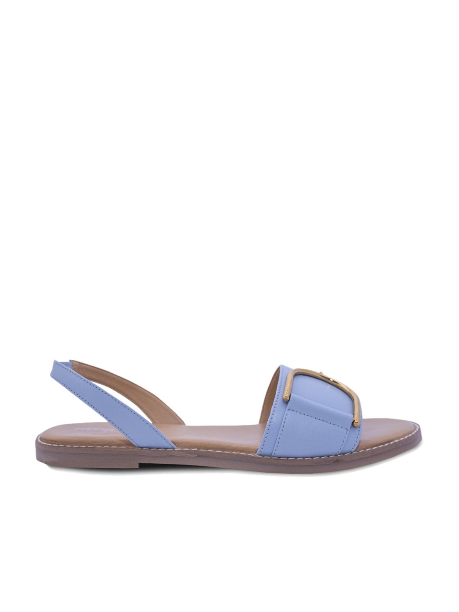 Buy LONDON RAG Macha Croc Texture Sling Back Heels | Shoppers Stop