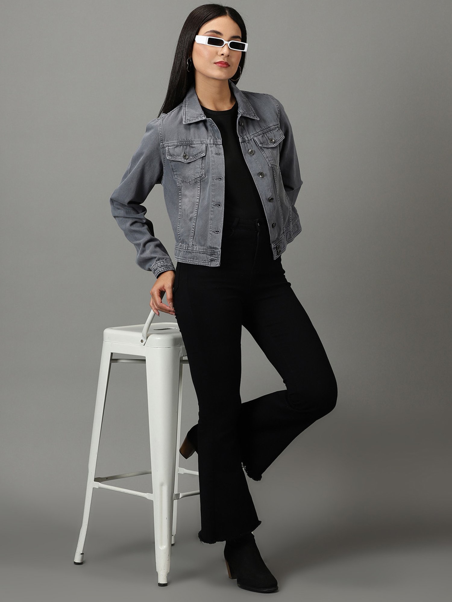 Buy Boston Mens Grey Denim Jacket – Blakely Clothing US