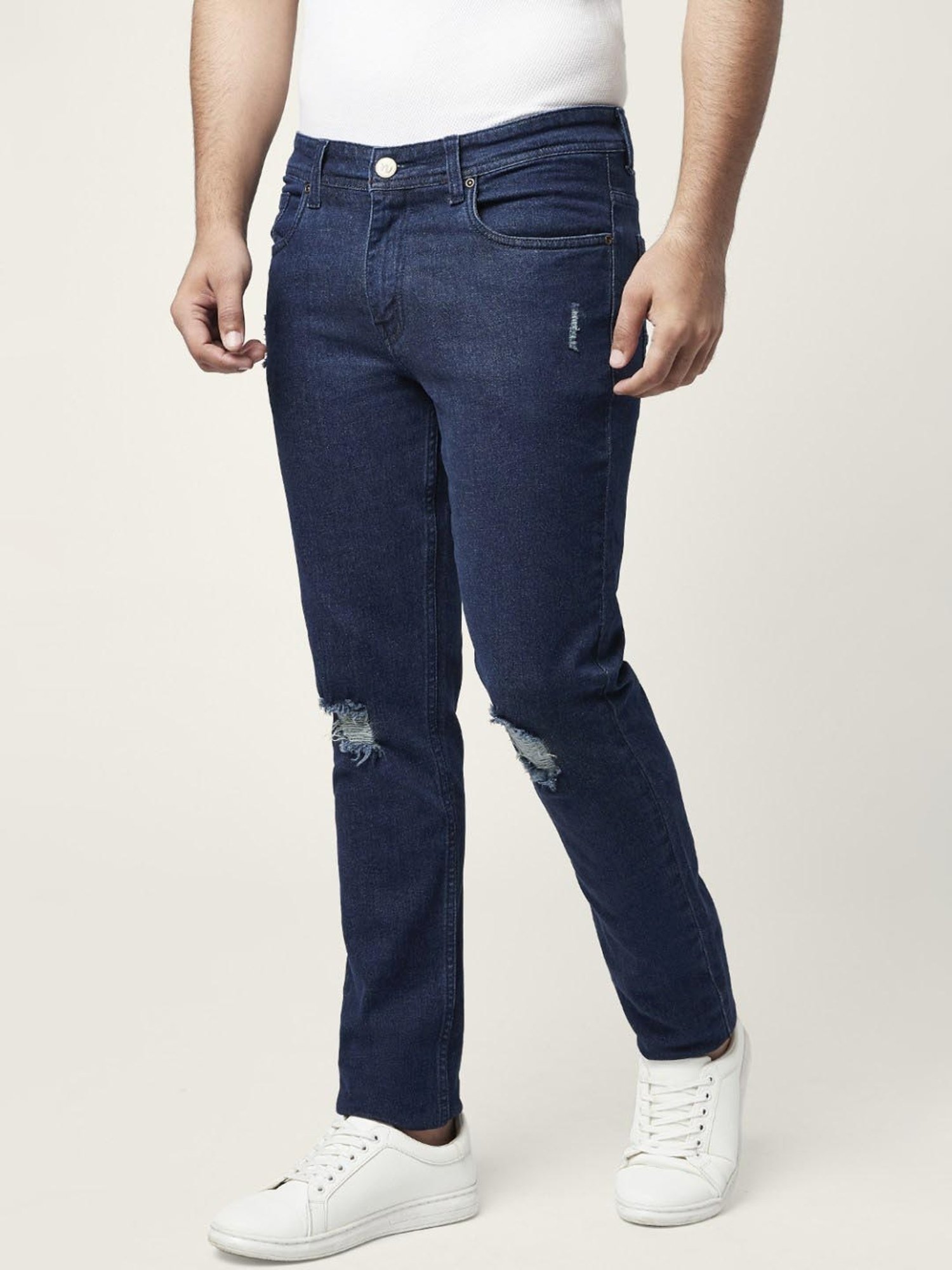 Buy YU by Pantaloons Grey Slim Fit Jeans for Mens Online @ Tata CLiQ