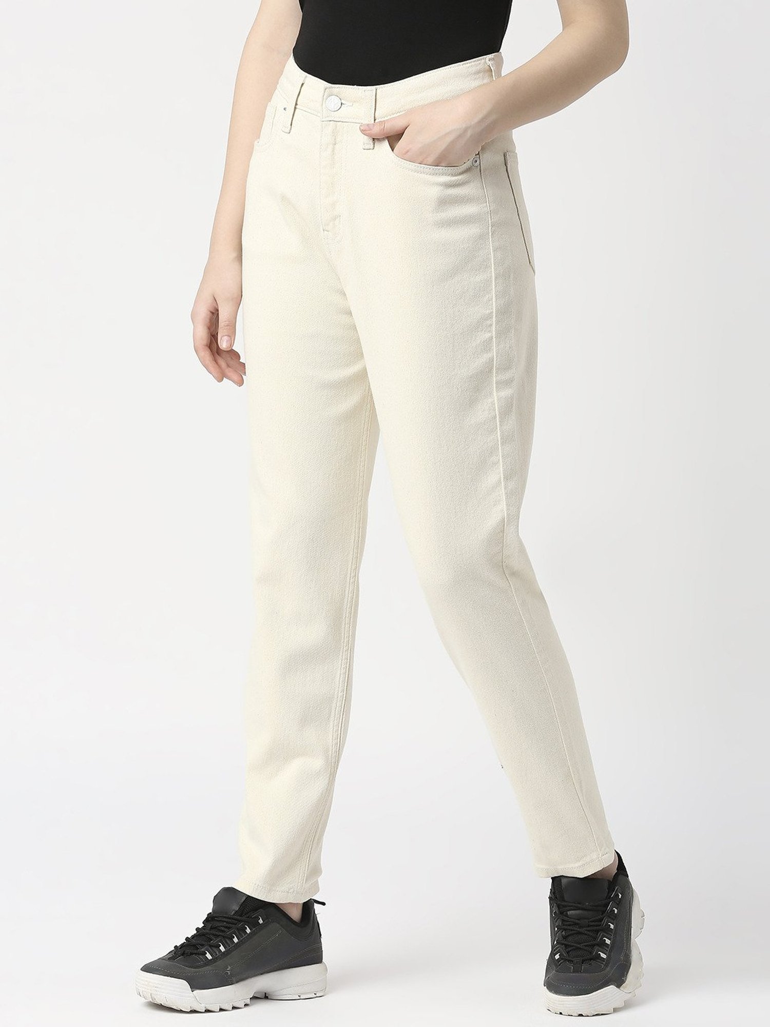 関税・送料込み】MOTHER JEANS WHITE COTTON JEANS 関税・送料込み】MOTHER JEANS WHITE COTTON JEANS