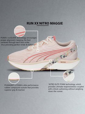 Buy Puma Women's Run XX Nitro Maggie Baby Pink Running Shoes