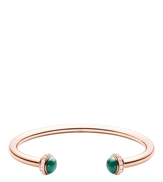 Buy Piaget Rose Gold Possession Malachite Diamond Cuff Bracelet for Women  Online  Tata CLiQ Luxury