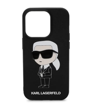 Buy Karl Lagerfeld Black Doll iPhone 14 Pro Phone Case for Men