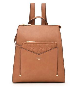 Buy Dune London Tan Dahlier Medium Backpack for Women Online