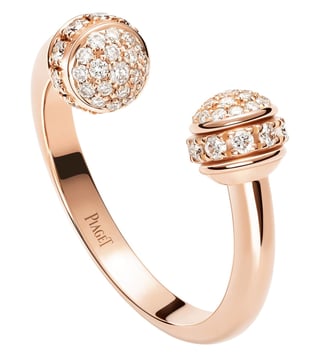 Buy Piaget Rose Gold Possession Diamond Open Ring for Women Online