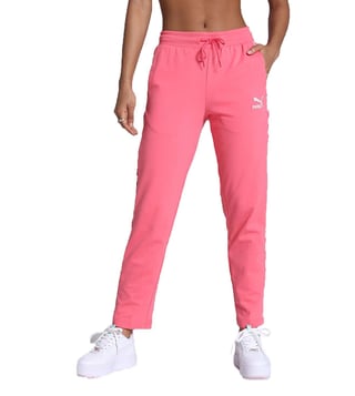 Buy PUMA Womens Regular Track Pants 58138519 White HeatherLarge at  Amazonin