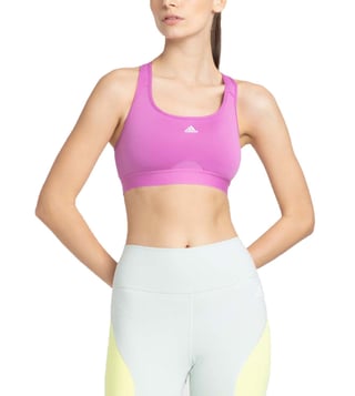 Buy Adidas Pullil Logo Fitted Sports Bras for Women Online @ Tata