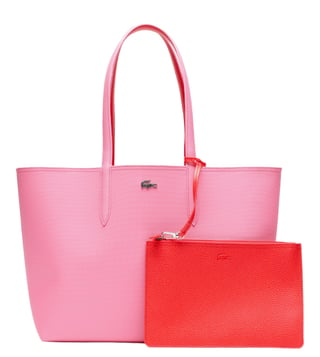 Sac lacoste outlet reversible rose