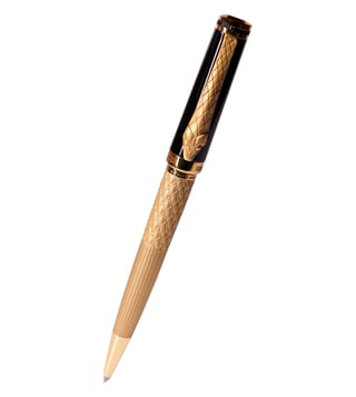 Buy Roberto Cavalli by Franck Muller Gold Black Ballpoint Pen