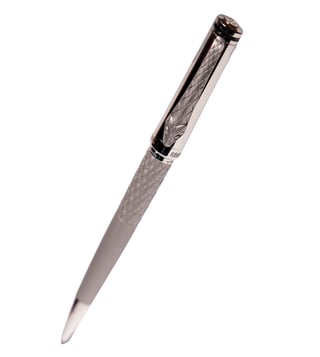 Buy Roberto Cavalli by Franck Muller Steel Polished Ballpoint Pen