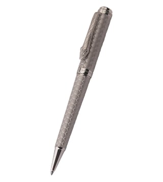 Roberto Cavalli by Franck Muller Steel Matt Ballpoint Pen