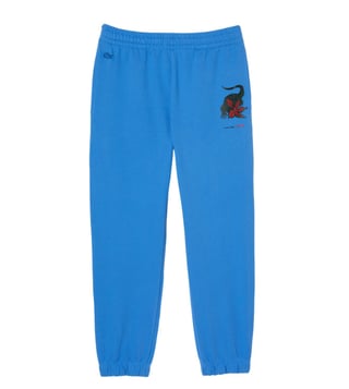 Lacoste blue online joggers