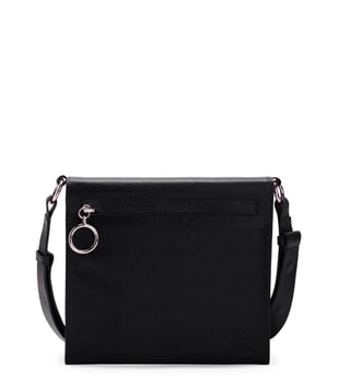 Flop Over Crossbody Bag Black